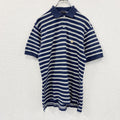 Brooks Brothers　ブルックスブラザーズ　Golden Fleece　半袖ポロシャツ　ボーダー　紺　ネイビー　Sサイズ　古着