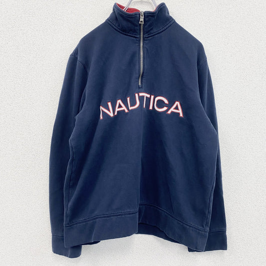 nautica　ノーティカ　ハーフジップスウェット/トレーナー　紺　ネイビー　Ｍサイズ