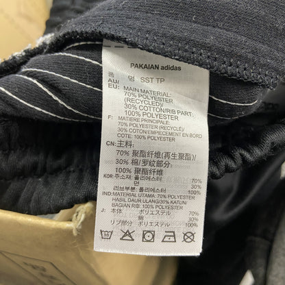 adidas　アディダス　トラックパンツ　ジャージパンツ　黒　ブラック　Sサイズ