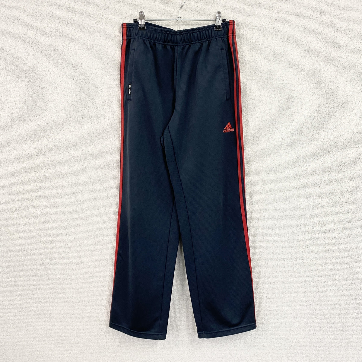 adidas　アディダス　トラックパンツ/ジャージパンツ　紺　ネイビー　サイズ　古着