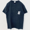 PORT & COMPANY　ポートアンドカンパニー　半袖プリントTシャツ　ポケット　黒　ブラック　Sサイズ　古着