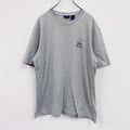 Brooks Brothers 346　ブルックスブラザーズ　半袖プリントTシャツ　グレー　灰色　Mサイズ　古着