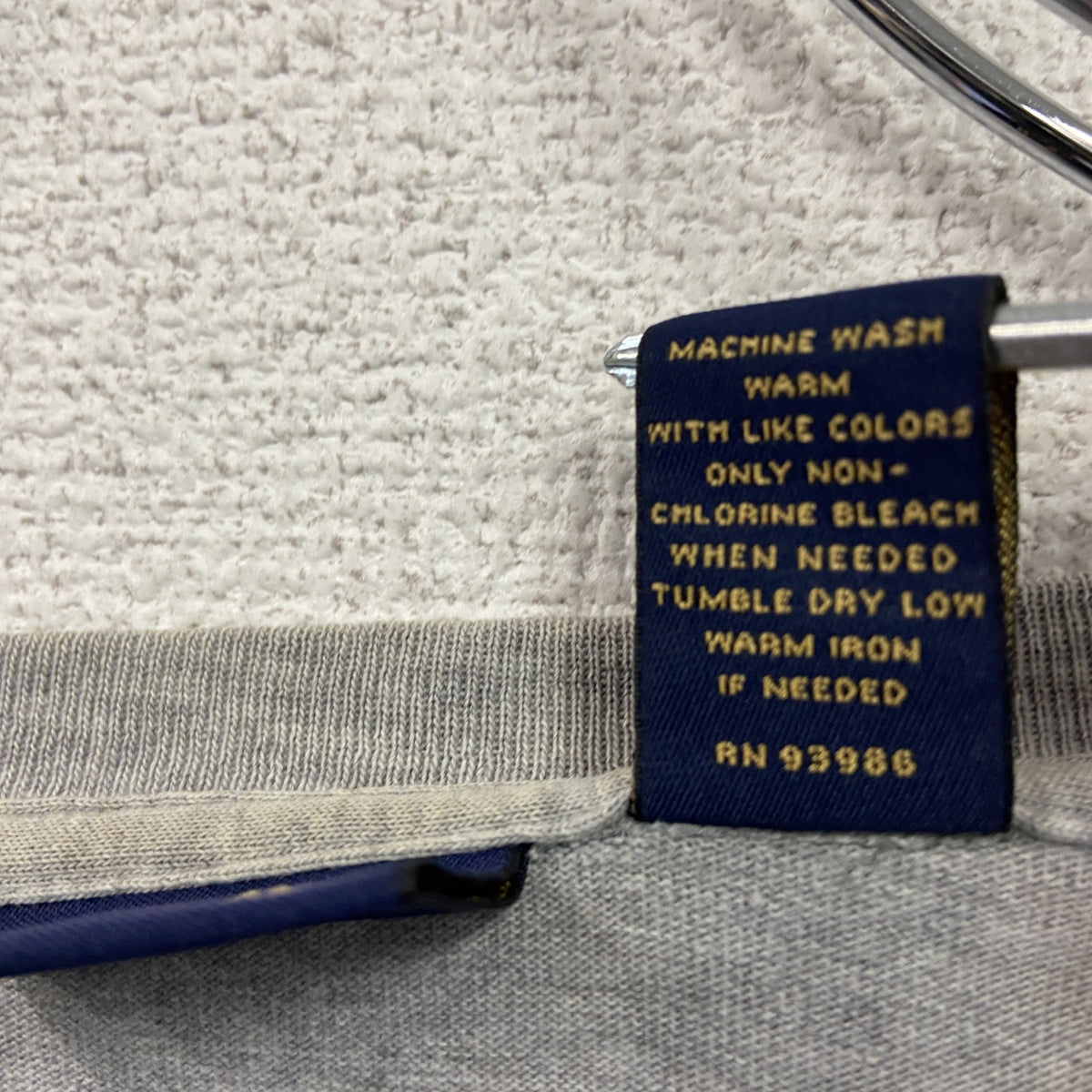 Brooks Brothers 346　ブルックスブラザーズ　半袖プリントTシャツ　グレー　灰色　Mサイズ　古着