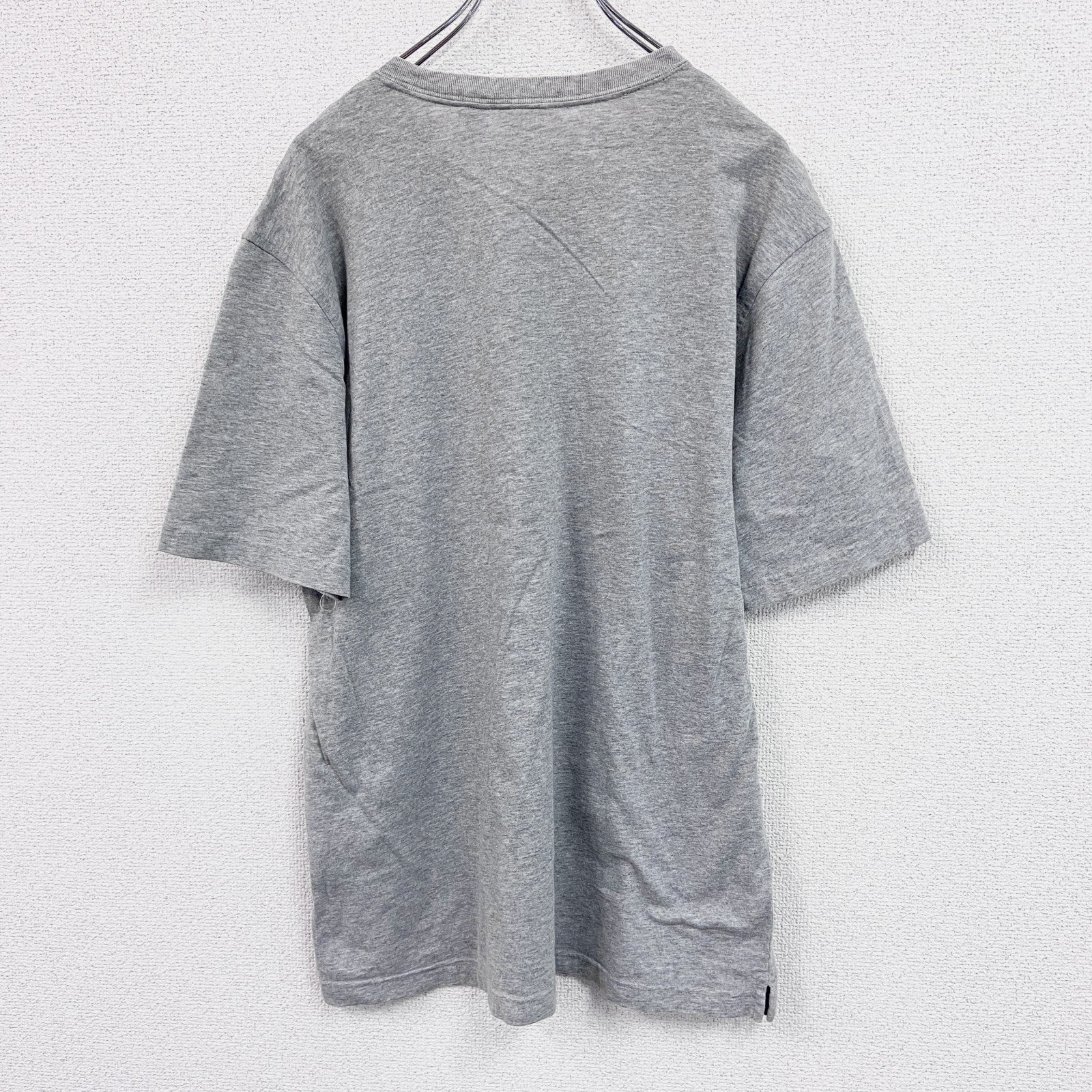 Brooks Brothers 346　ブルックスブラザーズ　半袖プリントTシャツ　グレー　灰色　Mサイズ　古着