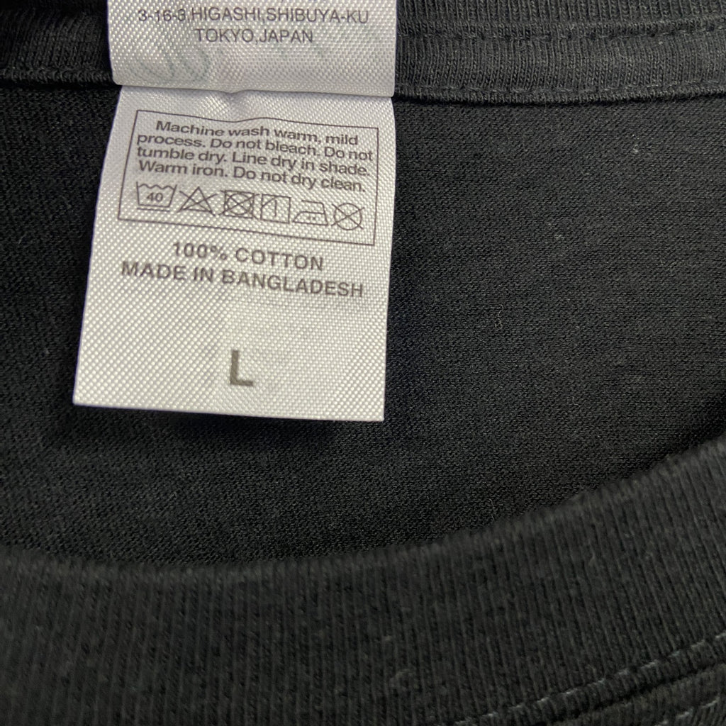 Print star　プリントスター　BOSS　ボス　LOGOS　ロゴス　半袖企業プリントTシャツ　黒　ブラック　Lサイズ カットソー メンズ コットン 古着