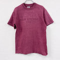 90s　ONEITA　オニータ　半袖プリントTシャツ　ヴィンテージ　シングルステッチ　ボルドー　Mサイズ　古着