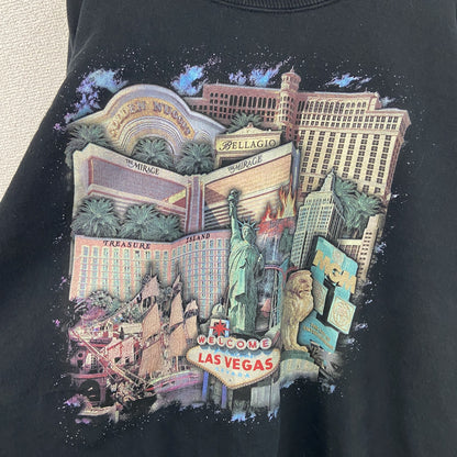 MGM MIRAGE　LASVEGAS　スウェット/トレーナー　黒　ブラック　黒　XLサイズ