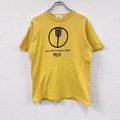 MALT'S BEER　モルツ　半袖プリントTシャツ　黄色　イエロー　Mサイズ　古着