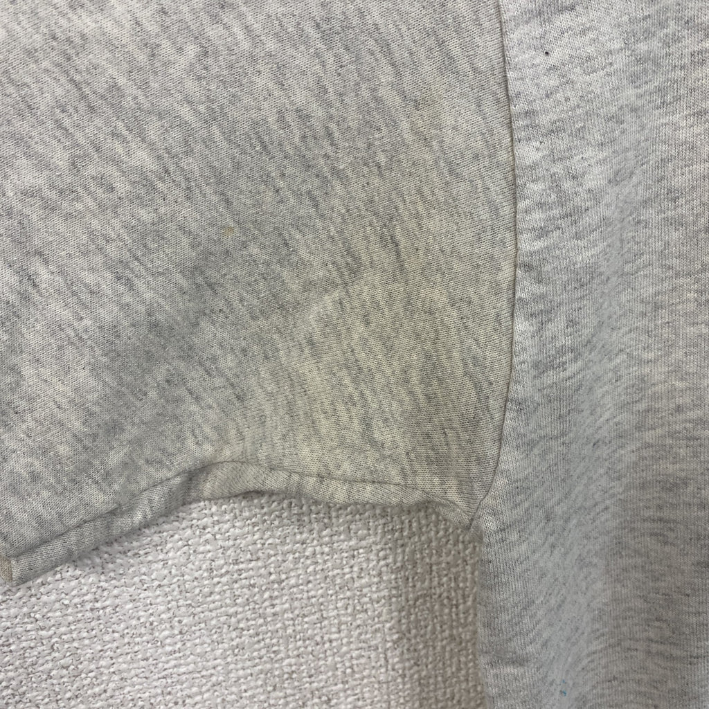 JERZEES　ジャージーズ　半袖プリントTシャツ　シングルステッチ　霜降りグレー　Lサイズ　古着