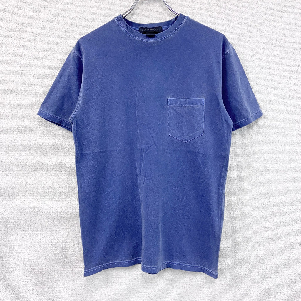 BANANA REPUBLIC　バナナリパブリック　半袖Tシャツ　青　ブルー　ネイビー　紺　XSサイズ　古着