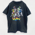 VOLTRON　百獣王ゴライオン　半袖プリントTシャツ　黒　ブラック　古着