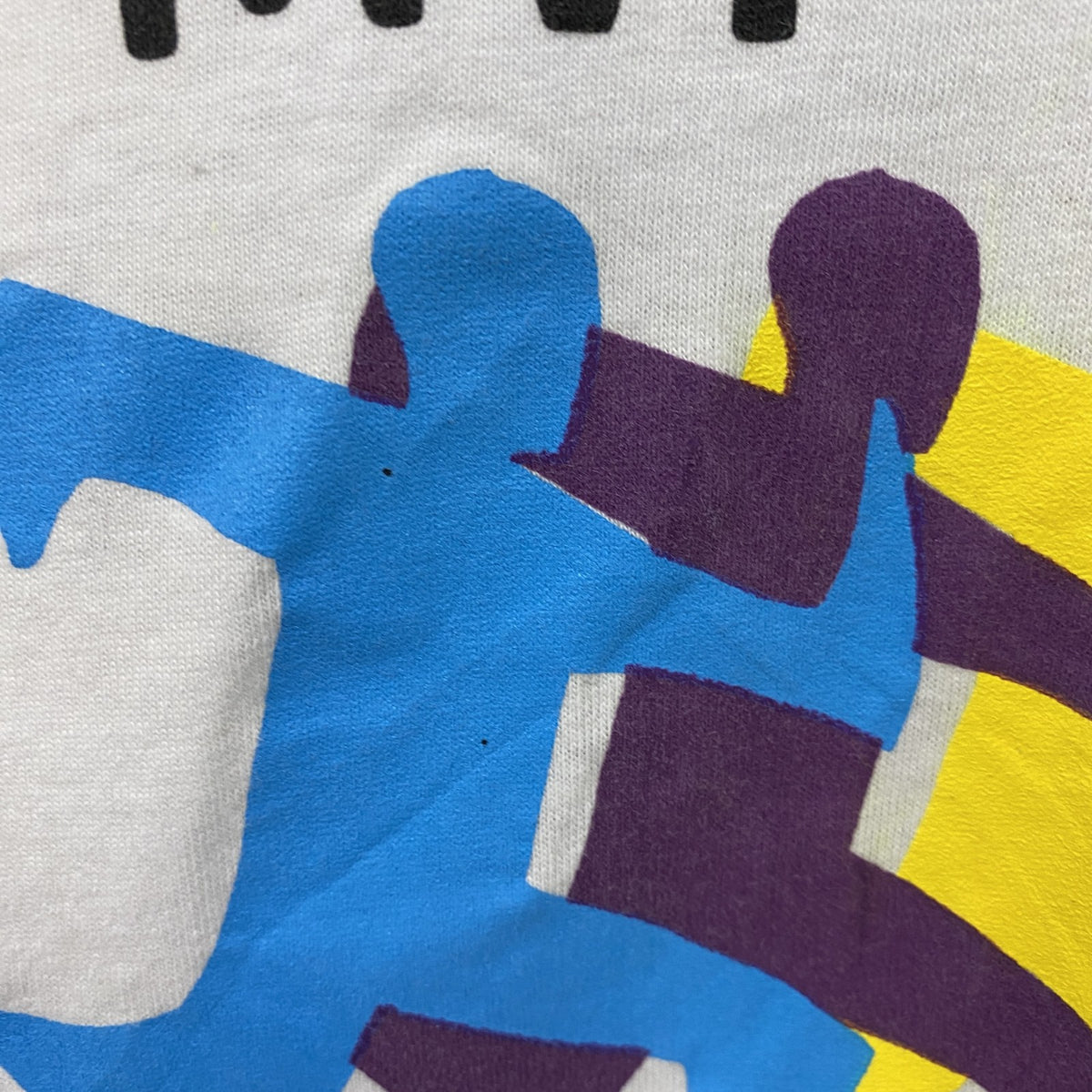 FRUIT OF THE LOOM　フルーツオブザルーム　半袖プリントTシャツ　シングルステッチ　白　ホワイト　XLサイズ カットソー メンズ コットン 古着