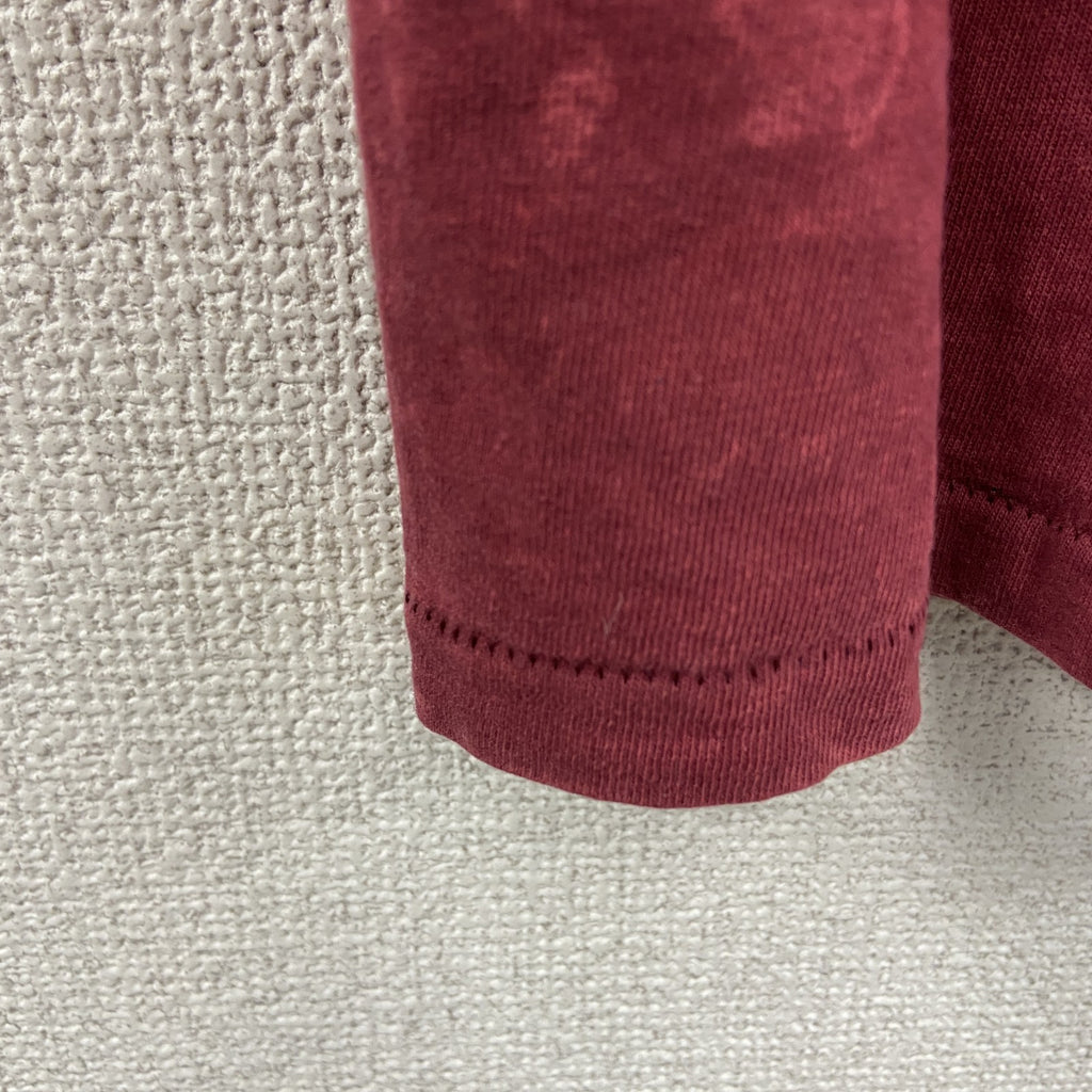 90s　ONEITA　オニータ　半袖プリントTシャツ　ヴィンテージ　シングルステッチ　ボルドー　Mサイズ　古着