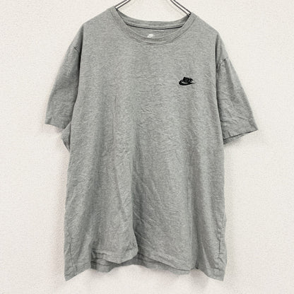 NIKE　ナイキ　半袖プリントTシャツ　ワンポイントT　灰色　グレー　2XLサイズ