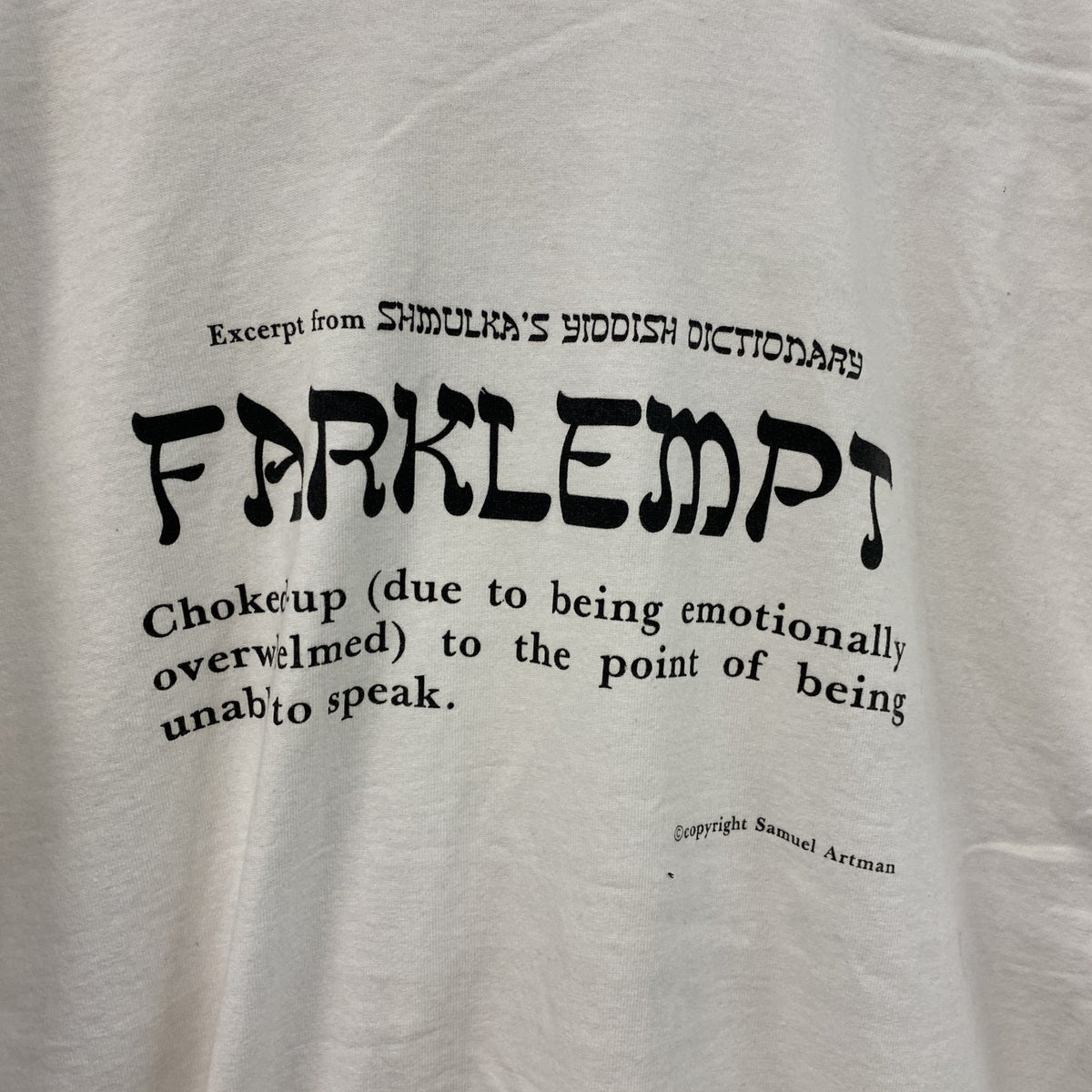 FRUIT OF THE LOOM　フルーツオブザルーム　半袖プリントTシャツ　シングルステッチ　白　ホワイト　2XLサイズ カットソー メンズ コットン 古着