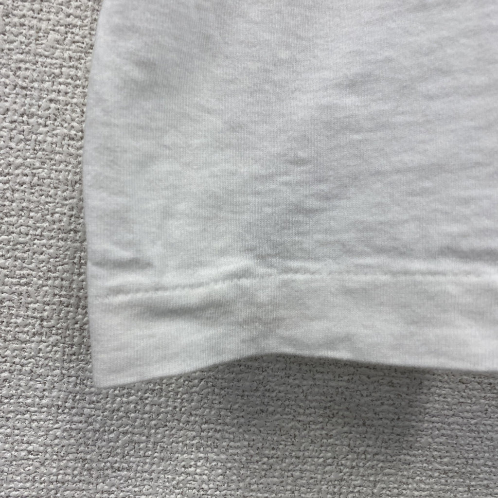 FRUIT OF THE LOOM　フルーツオブザルーム　半袖プリントTシャツ　シングルステッチ　白　ホワイト　2XLサイズ カットソー メンズ コットン 古着