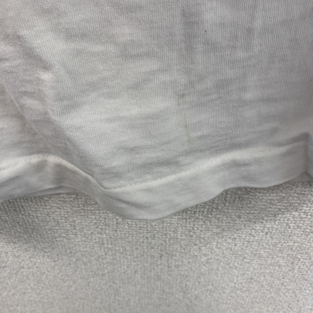FRUIT OF THE LOOM　フルーツオブザルーム　半袖プリントTシャツ　シングルステッチ　白　ホワイト　2XLサイズ カットソー メンズ コットン 古着