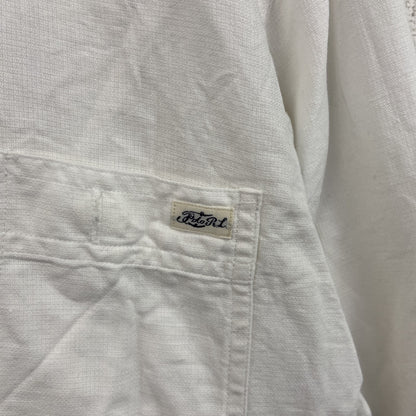 Ralph Lauren　ラルフローレン　長袖リネンシャツ　白　ホワイト　Sサイズ