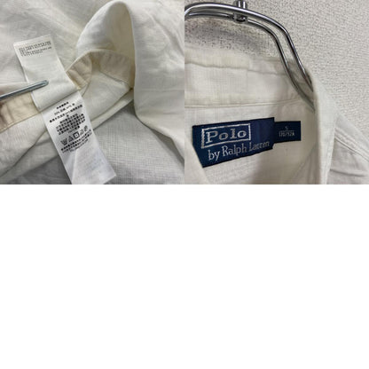 Ralph Lauren　ラルフローレン　長袖リネンシャツ　白　ホワイト　Sサイズ