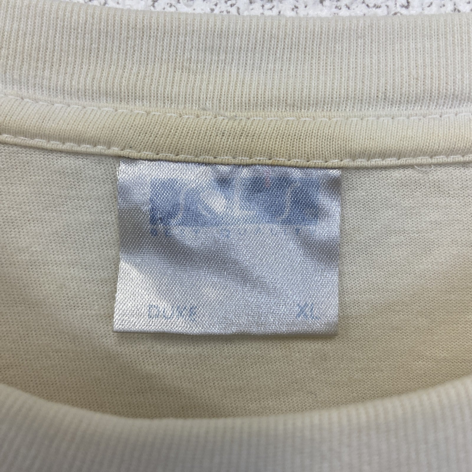 SOL'S ソールズ　半袖プリントTシャツ　ビッグT　カジュアルデザイン　クルーネック　レトロ　白　ホワイト　XLサイズ　古着