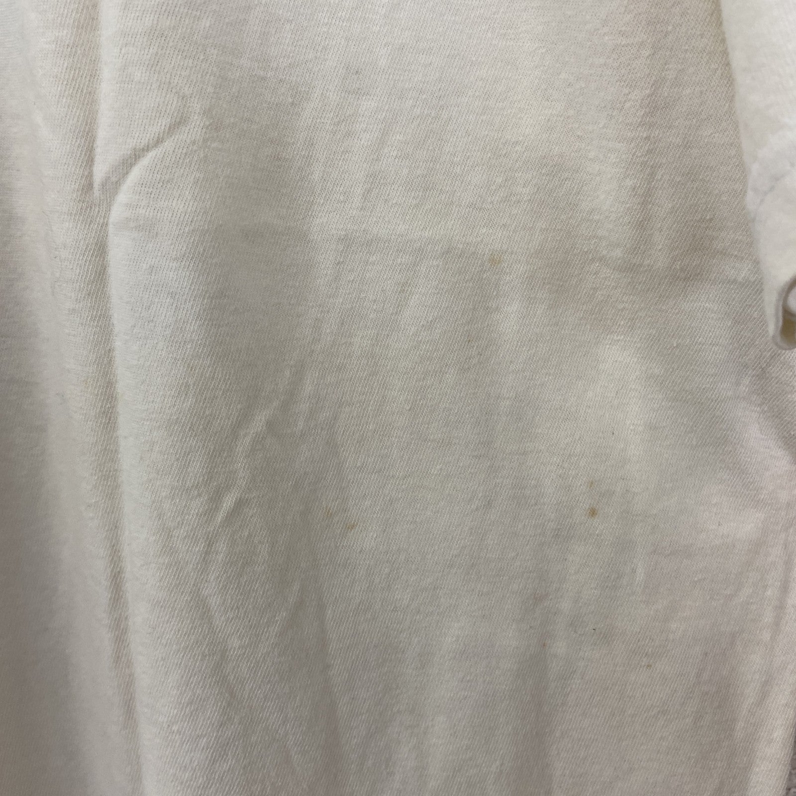 SOL'S ソールズ　半袖プリントTシャツ　ビッグT　カジュアルデザイン　クルーネック　レトロ　白　ホワイト　XLサイズ　古着
