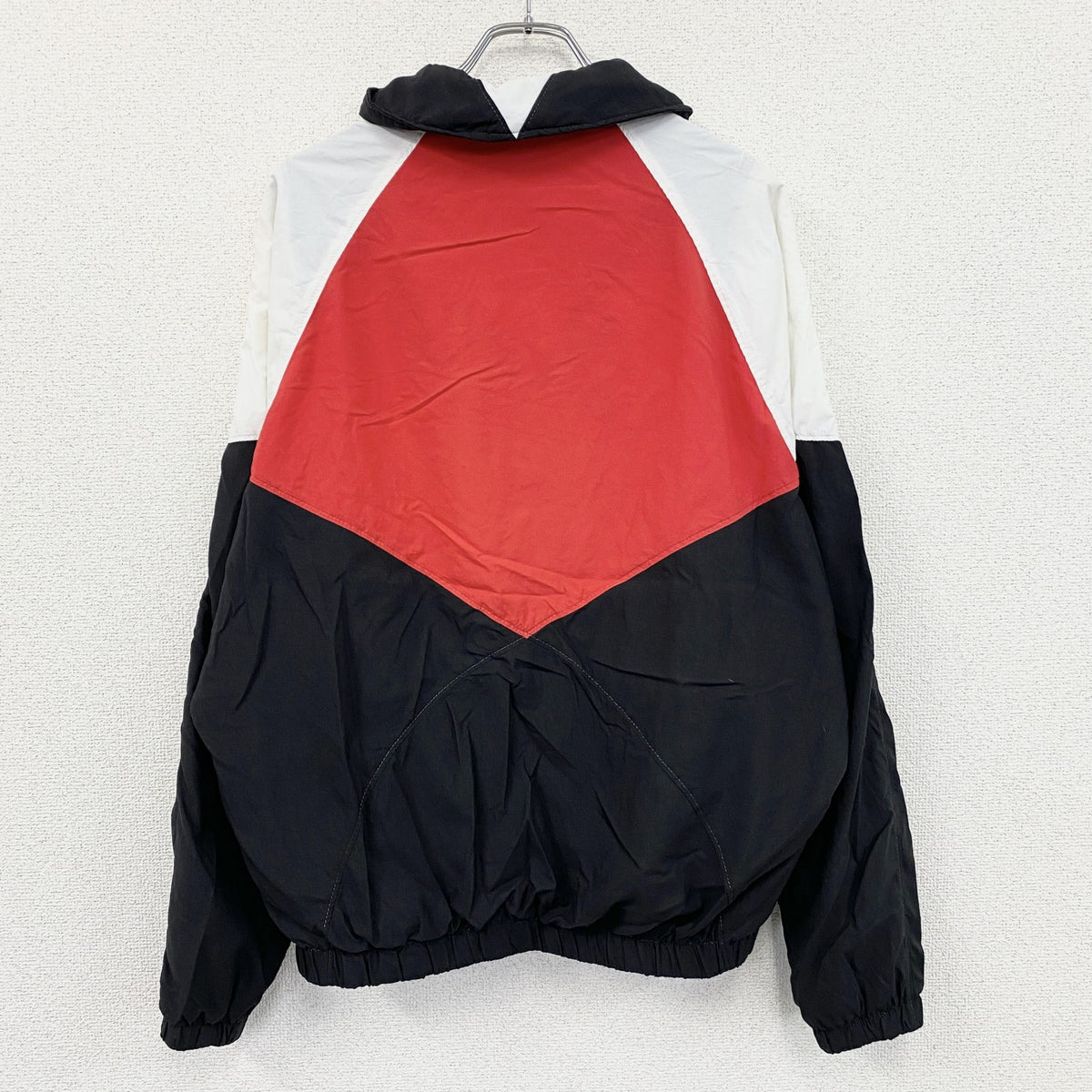 90s　JAMMIN　ジャミン　フルジップジャケット　ヴィンテージ　赤　レッド　黒　ブラック　Lサイズ　古着