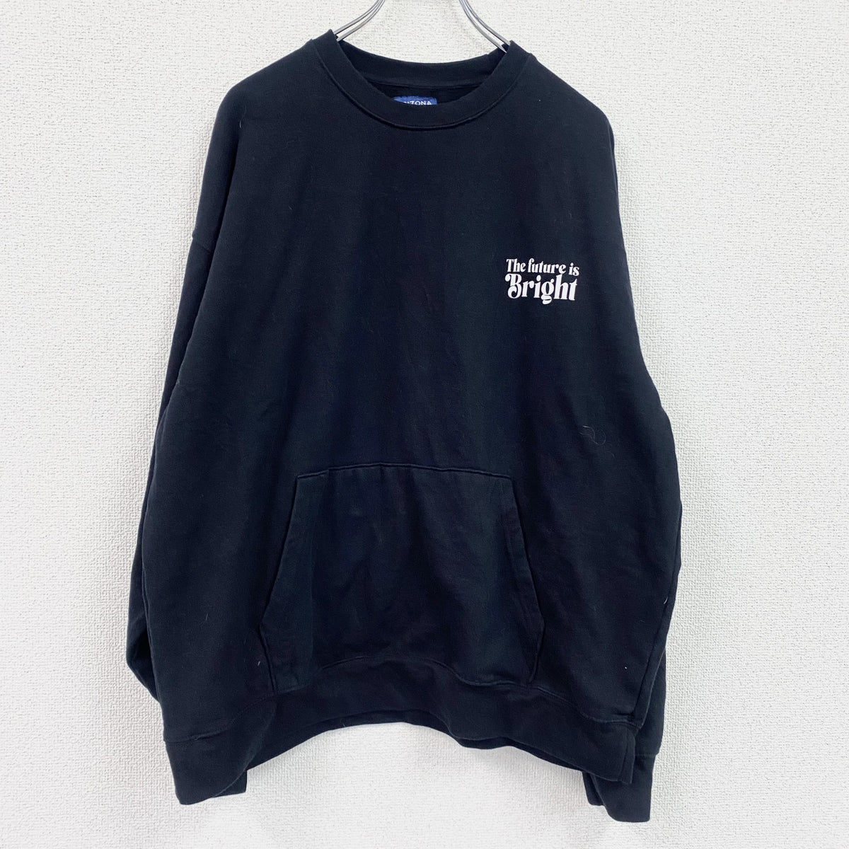 ARIZONA　スウェット/トレーナー　黒　ブラック　Lサイズ　古着