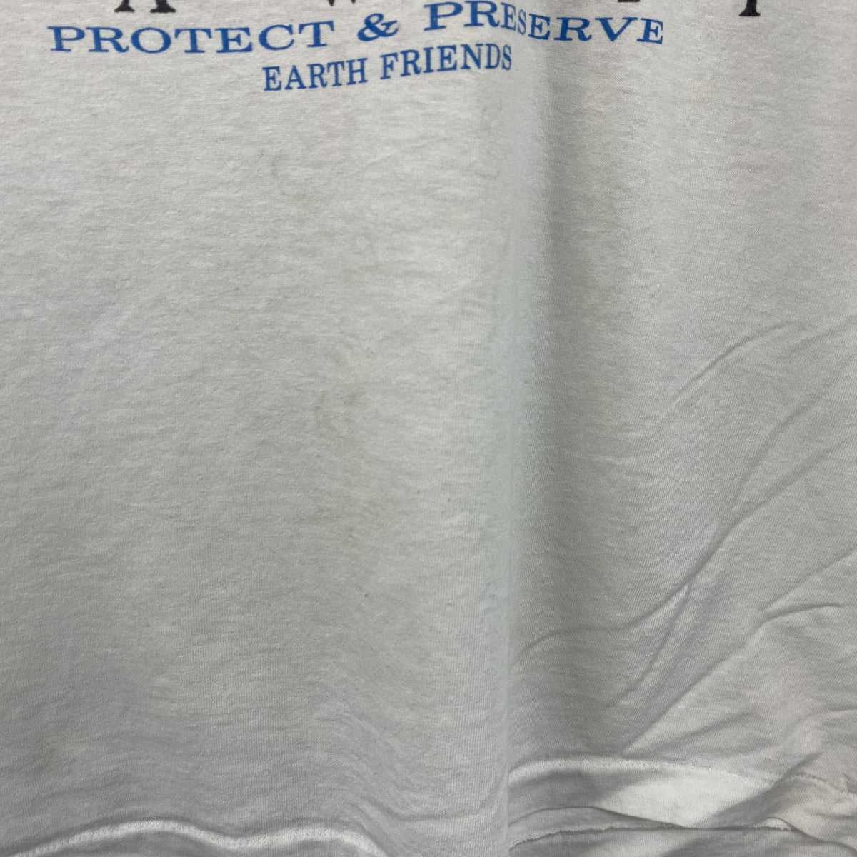 Hanes　ヘインズ　半袖プリントTシャツ　シングルステッチ　白　ホワイト　XLサイズ　古着