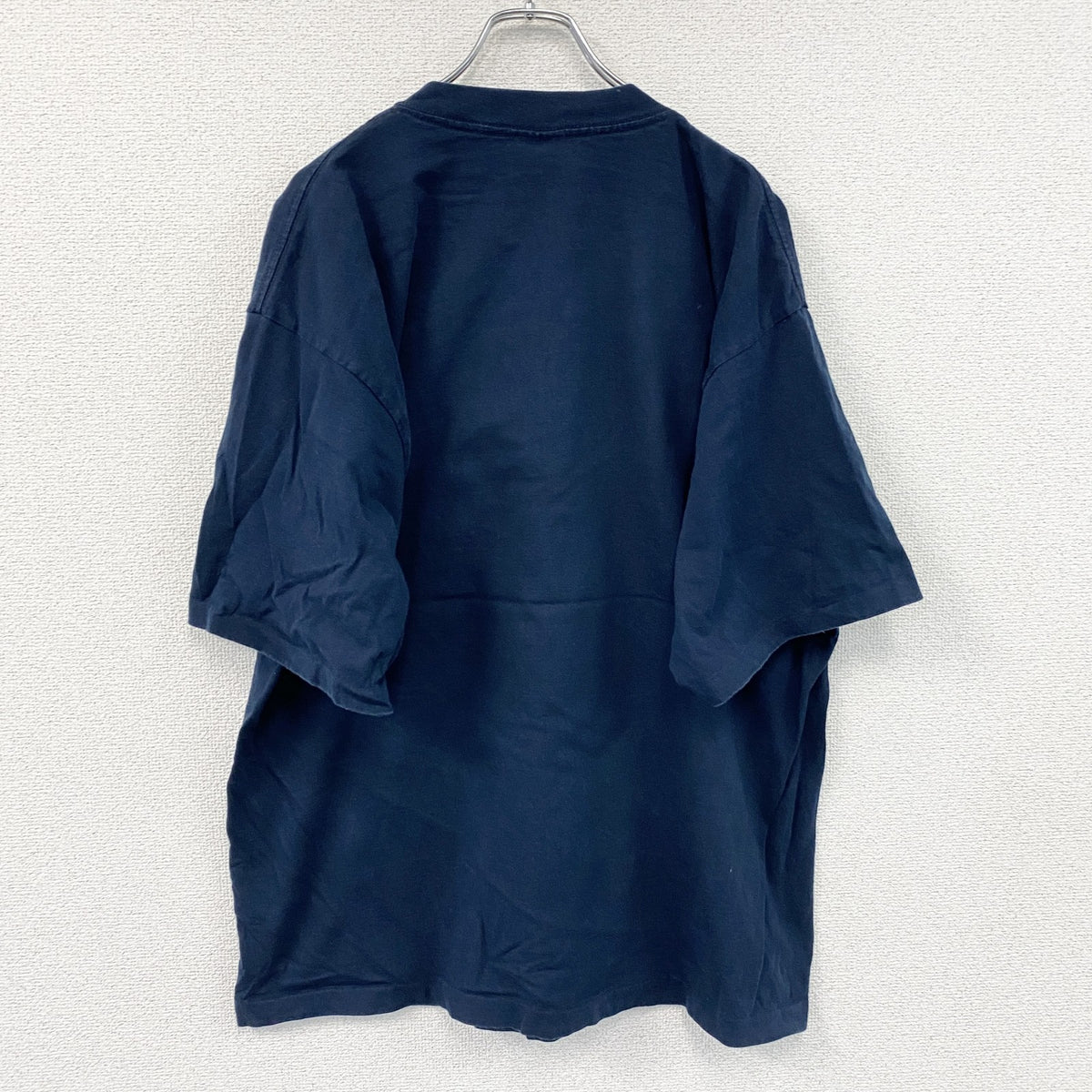 ALORE　アローレ　半袖プリントTシャツ　紺　ネイビー　2XLサイズ カットソー メンズ コットン 古着