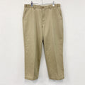 L.L.Bean　エルエルビーン　チノパンツ　ジップフライ　無地　ベージュ　35サイズ　古着