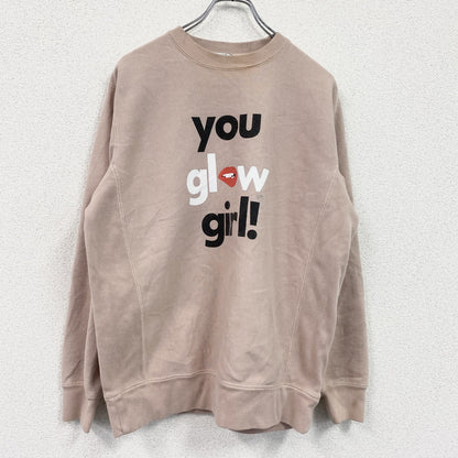 INDEPENDENT　スウェット/トレーナー　リバースウィーブタイプ　ピンク　Mサイズ