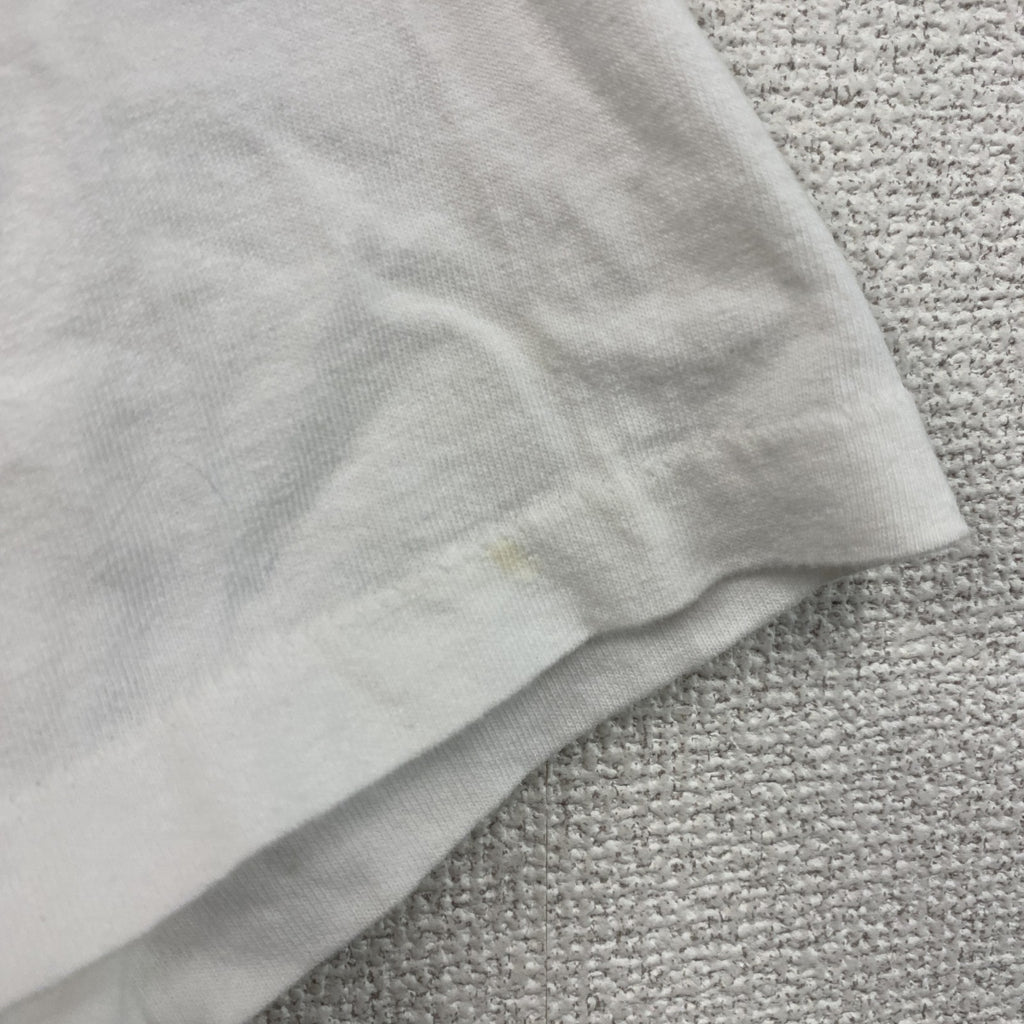 ALL Spoat　半袖プリントTシャツ　シングルステッチ　白　ホワイト　Lサイズ　古着