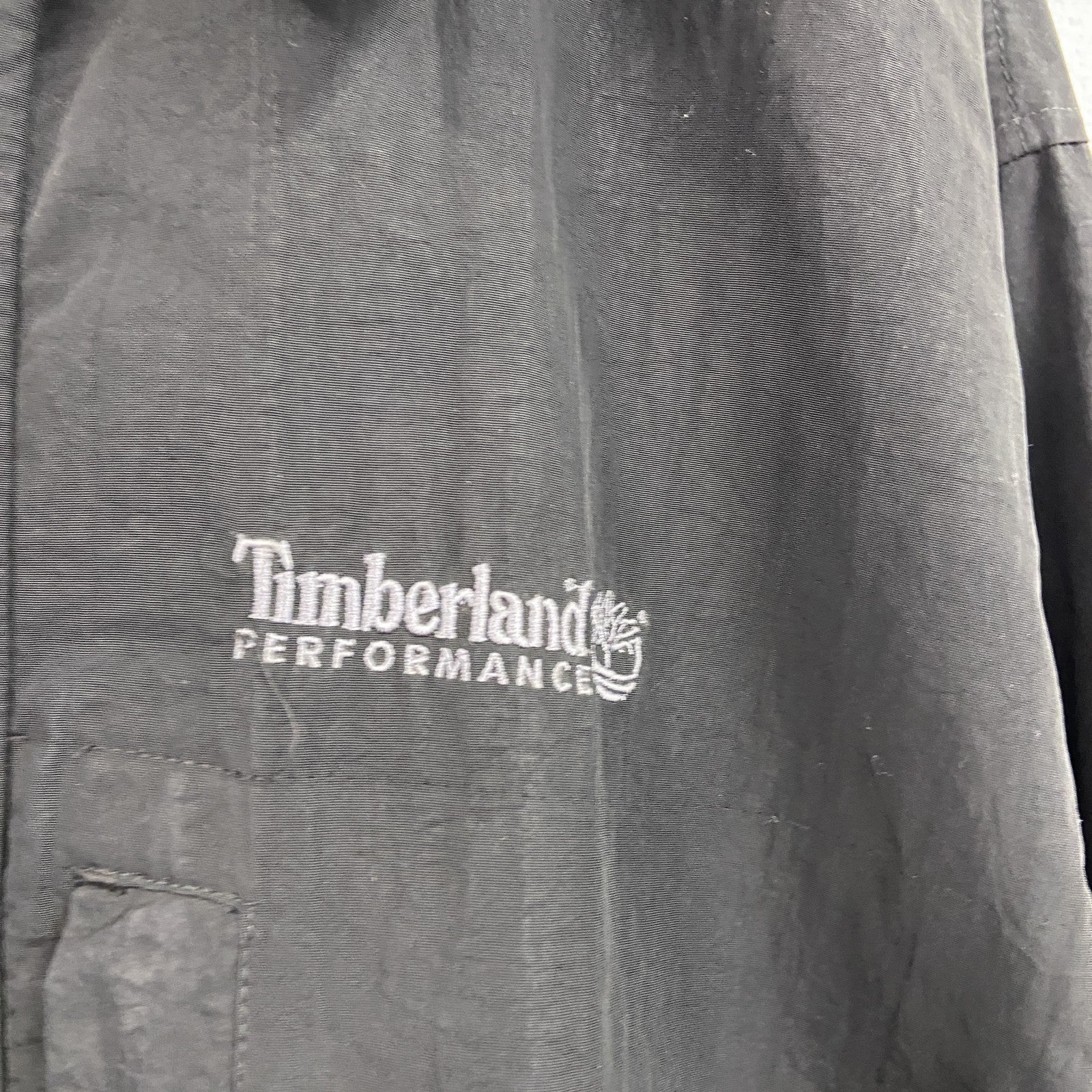 90s　Timberland　ティンバーランド　マウンテンパーカー/ナイロンジャケット　黒　ブラック　Sサイズ　　ヴィンテージ　古着