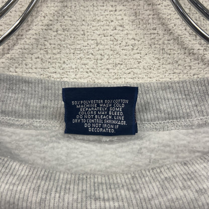 80s～　JANSPORTS　スウェット/トレーナー　ヴィンテージ　3連プリント　灰色　グレー　XXLサイズ