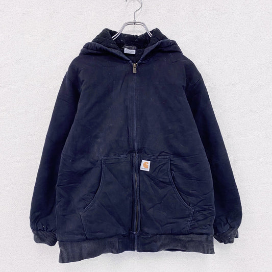 Carhartt　カーハート　アクティブジャケット　ダックパーカー　キルティングライナー　黒　ブラック　XLサイズ