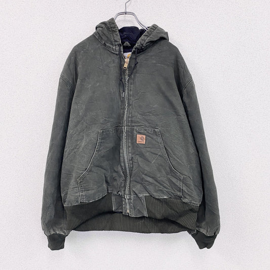 Carhartt　カーハート　アクティブジャケット　ダックパーカー　キルティングライナー　カーキ　Lサイズ