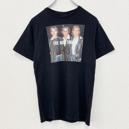 古着 used　DeinDesign.　半袖プリントTシャツ　ハリウッド俳優　カジュアルデザイン　シティーボーイ　黒　Sサイズ