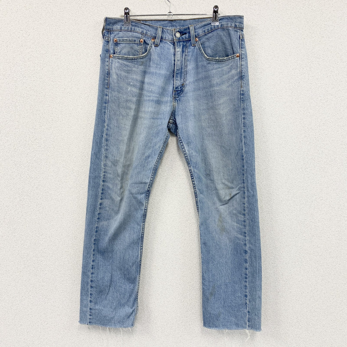 Levi’s　リーバイス　505　デニムパンツ/ジーンズ　ジップフライ　縦落ち　インディゴ　W31サイズ　古着
