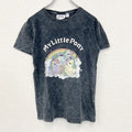 MY Little Pony　半袖オリジナルプリントTシャツ　ユニコーン　虹　ファンシー　グレー　灰色　Sサイズ　古着