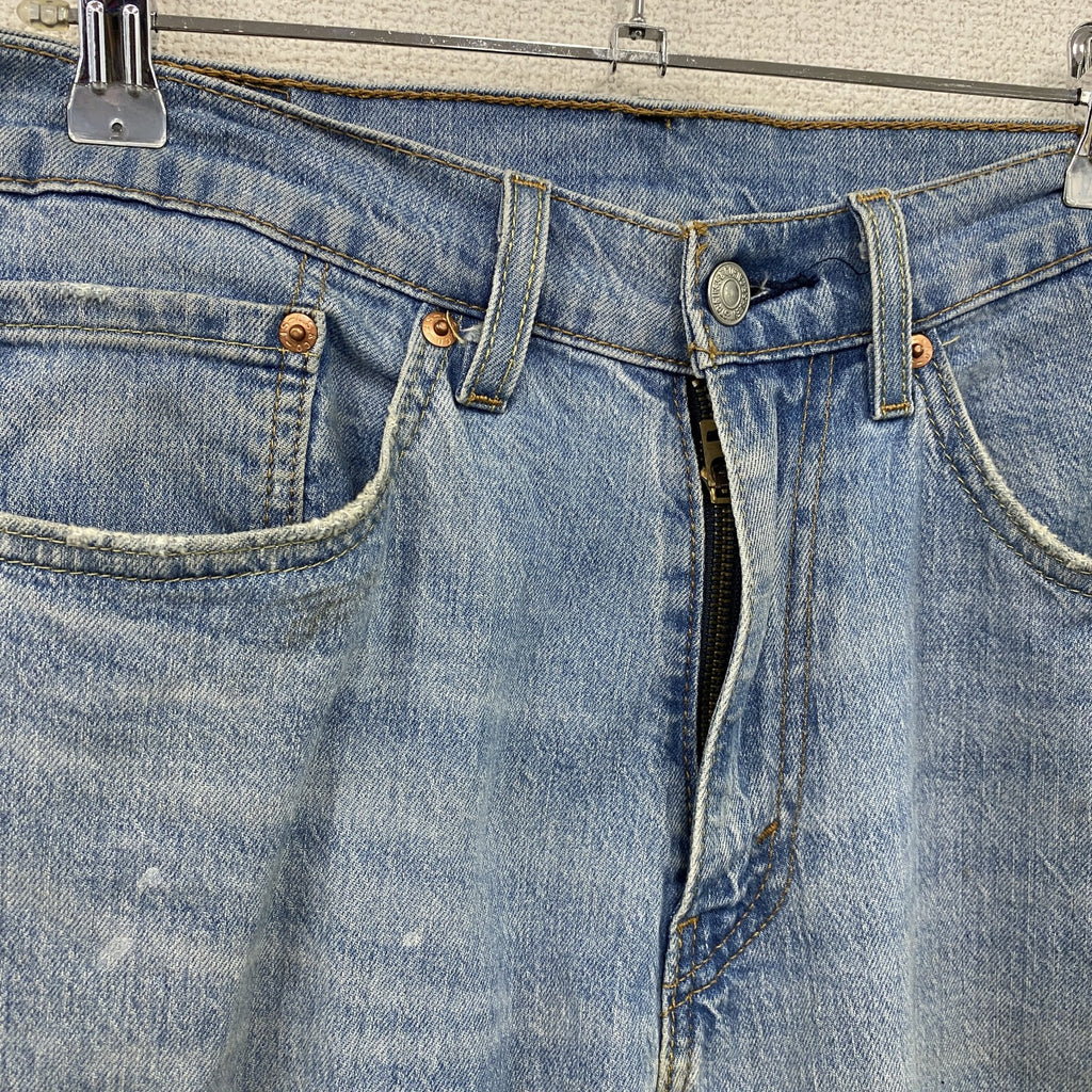 Levi’s　リーバイス　505　デニムパンツ/ジーンズ　ジップフライ　縦落ち　インディゴ　W31サイズ　古着