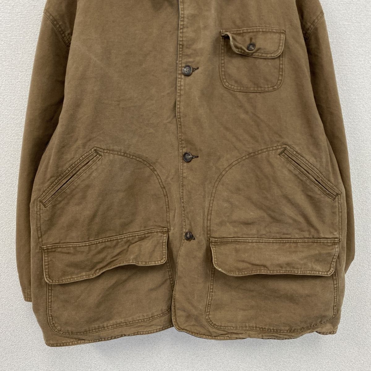 80s～　Thornton Bay　ソーントンベイ　ハンティングジャケット　リバーシブル　10つポケット　ブラウン　Lサイズ　　ヴィンテージ　古着