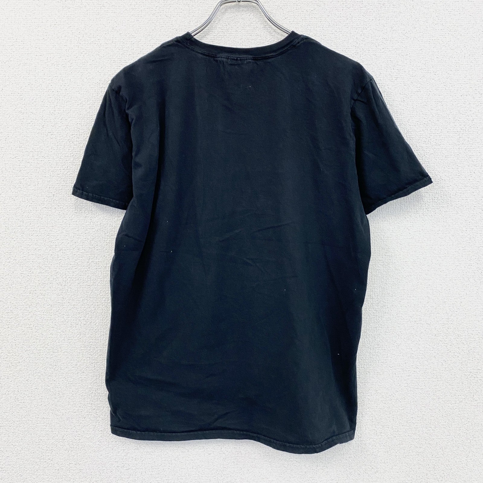 GILDAN　ギルダン　半袖プリントTシャツ　Sysco　企業ロゴ　クルーネック　黒　ブラック　Lサイズ　古着