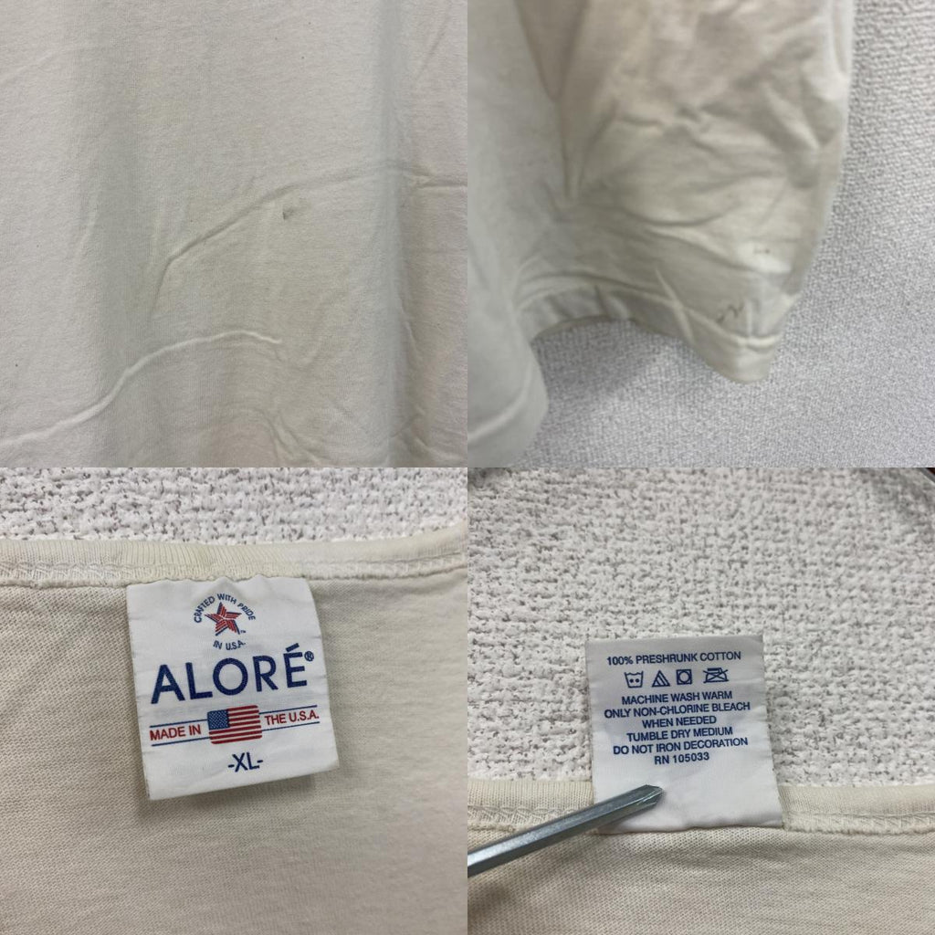 ALORE　アローレ　ベスト/タンクトップ　白　ホワイト　XLサイズ　古着