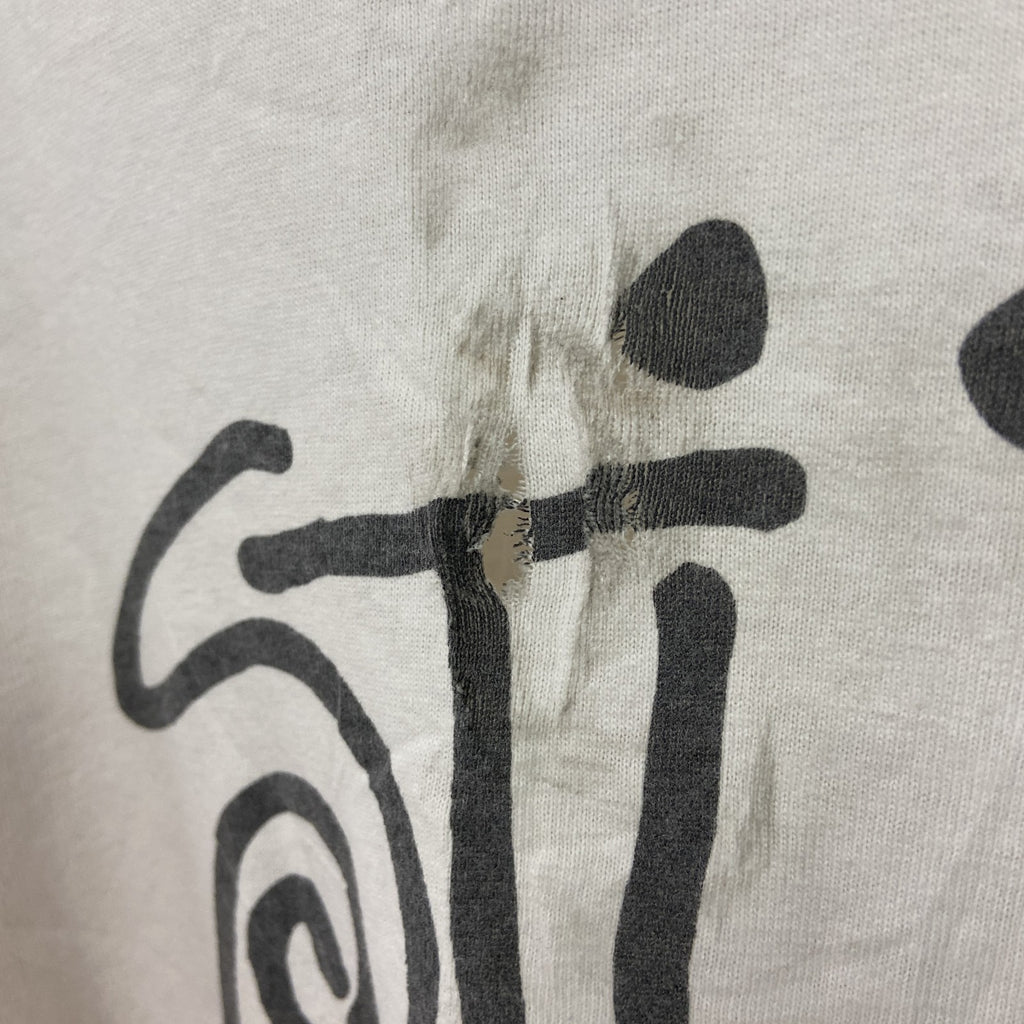 00s～　Old Stussy　オールドステューシー　半袖プリントTシャツ　ヴィンテージ　白　ホワイト　Lサイズ　古着