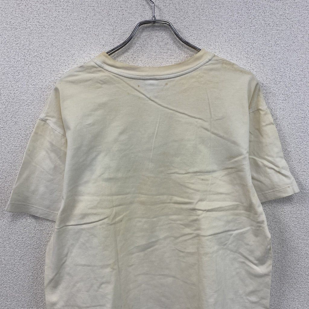 Devilock　デビロック　半袖プリントTシャツ　白　ホワイト　Lサイズ　古着