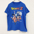 DRAGONBALL Z　ドラゴンボール　孫悟空　ピッコロ　半袖プリントTシャツ　アニメT　キャラクターT　青　ブルー　Mサイズ　古着