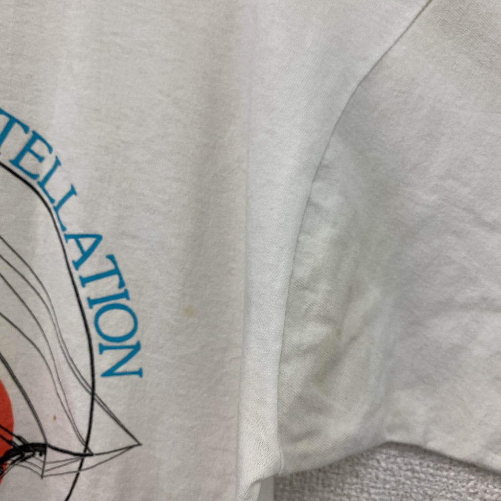 SCREEN STARS　スクリーンスターズ　半袖プリントTシャツ　シングルステッチ　白　ホワイト　Lサイズ　古着