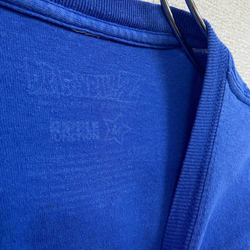 DRAGONBALL Z　ドラゴンボール　孫悟空　ピッコロ　半袖プリントTシャツ　アニメT　キャラクターT　青　ブルー　Mサイズ　古着