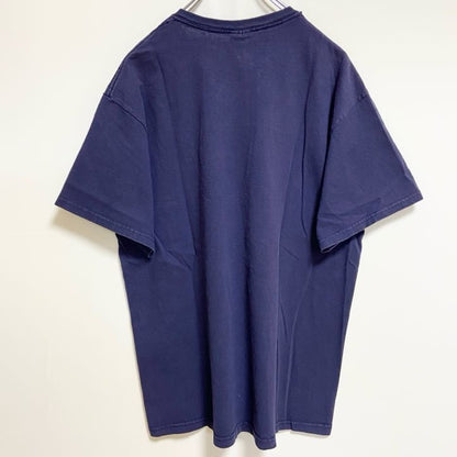 古着 used　SOFFE　半袖ロゴプリントTシャツ　クルーネック　米国海軍　NAVYMOM　ネイビー　春夏服　Lサイズ