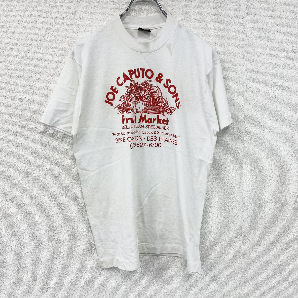 SCREEN STARS　スクリーンスターズ　半袖プリントTシャツ　シングルステッチ　白　ホワイト　Lサイズ　古着